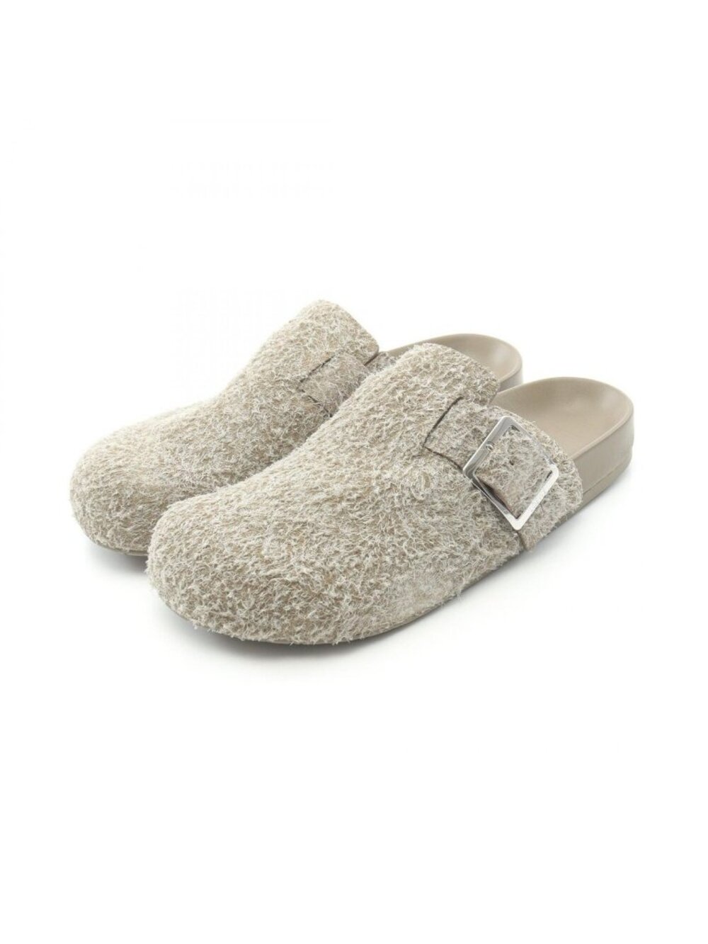 Loewe Sandals Ease Buckle Mule Beige